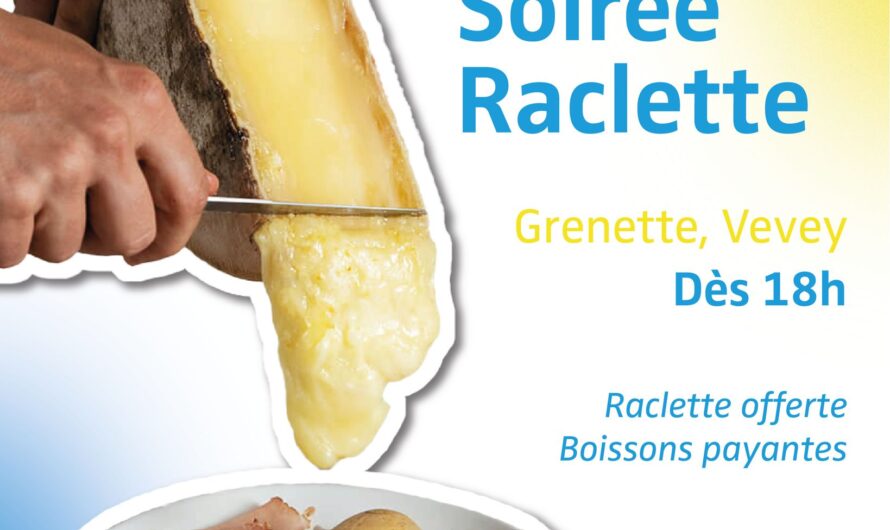 Raclette Vevey Libre: soyez les bienvenus vendredi sous la Grenette ce vendredi!