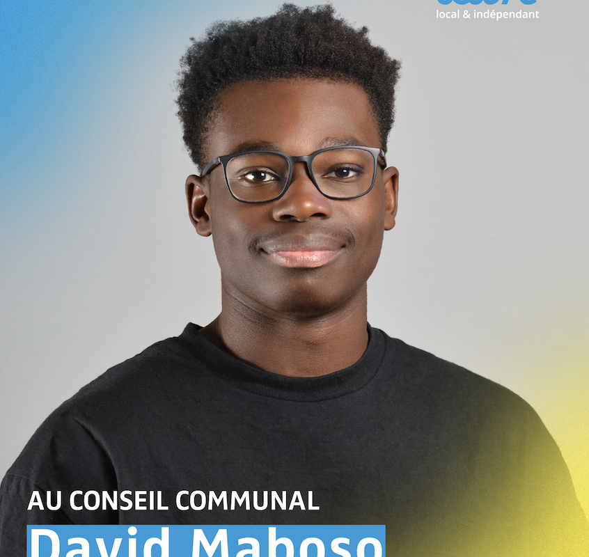 David Maboso, gymnasien de 19 ans est membre du Conseil des jeunes et du comité des élèves du gymnase de Burier. David pratique un sport de combat qui s'appelle le grappling. Pour lui, c'est plus qu'une activité physique, c'est une école de vie. «Le sport peut transformer nos vies, c'est une école de respect, de discipline et de confiance en soi», déclare-t-il. C'est pour défendre cette idée parmi d'autres qu'il se porte candidat sur la liste Vevey Libre pour les élections communales 2026.