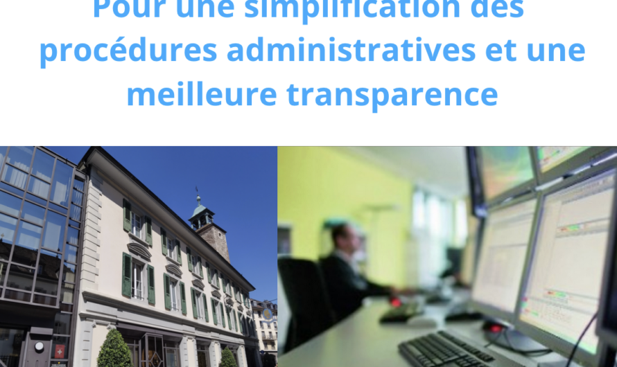 Vevey Libre défend la simplification des procédures administratives