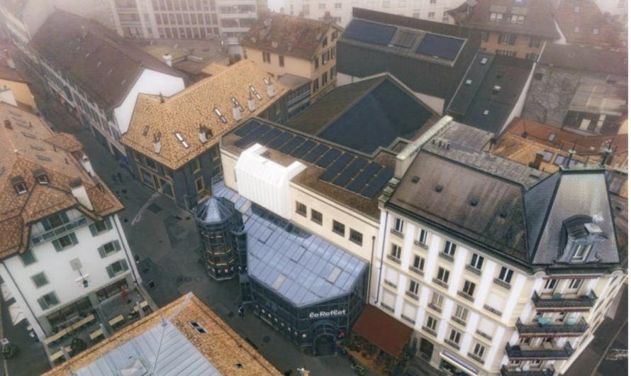 Un nouveau bâtiment équipé d’une centrale solaire photovoltaïque