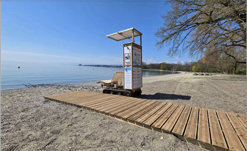 A Vevey, quand la baignade sera-t-elle accessible aux personnes en fauteuil roulant ?